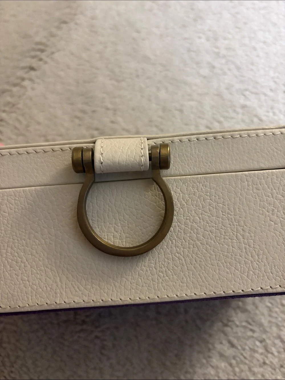 Pottery Barn Cream Jewelry Box